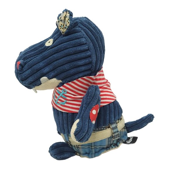 Les Deglingos Original Hippipos The Hippo 11" Plush Stuffed Animal Toy Blue - Picture 7 of 12